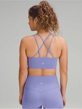 lululemon athletica Double-Strap Lavender Sports Bra